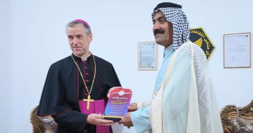 في زيارةٍ تاريخية تحمل دلالاتٍ عميقة في تعزيز الحوار بين الأديان والمكونات العراقية